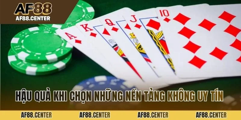 Hậu quả khi lựa chọn những nền tảng giải trí không uy tín